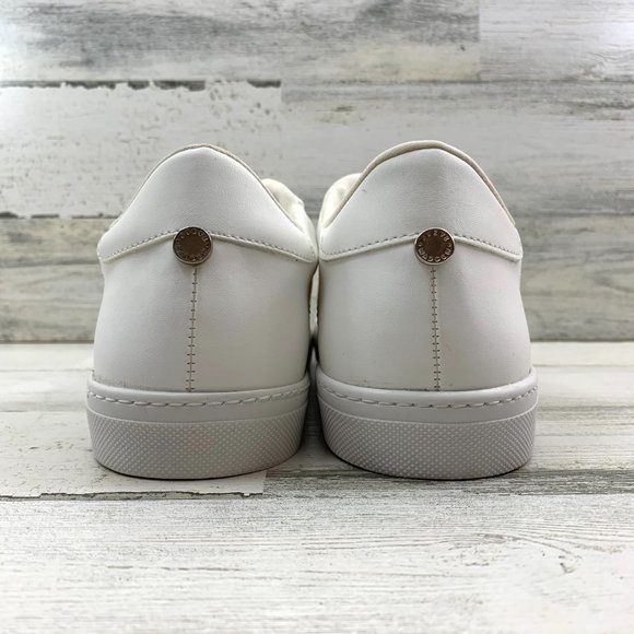 Steve Madden White Casual Lace Up Sneakers* - Picture 5 of 8